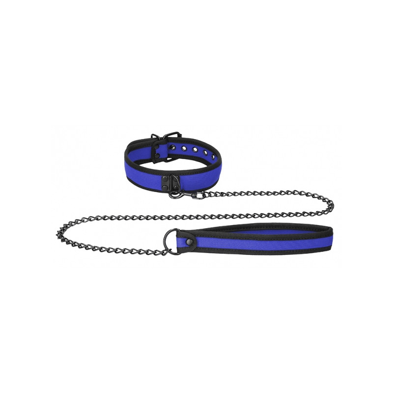 Ouch! Puppy Play Collier Néoprène Ouch Puppy Bleu